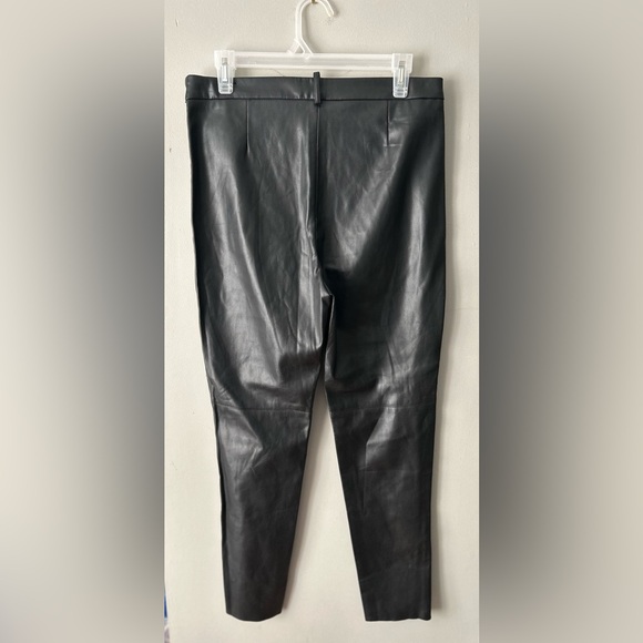 ✌️4 for $20✌️ Zara high waisted vegan leather cigarette pants - Picture 10 of 12